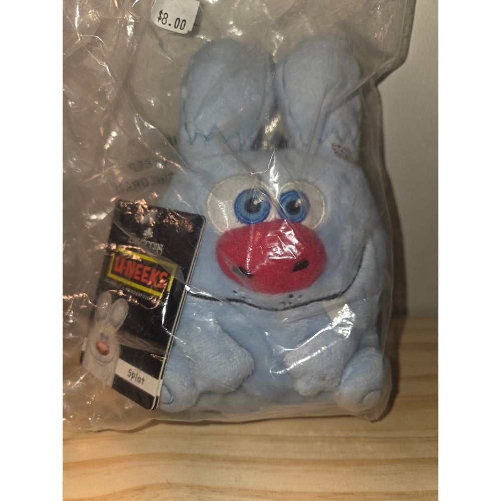 DaySpring U-Neeks Splat Plush Blue Stuffed Animal Fearfully & Wonderfully Made
